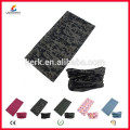 Ningbo Lingshang LSB-5407 100% Polyester Microfibre Custom Bandana Tissu sans couture tube de crâne